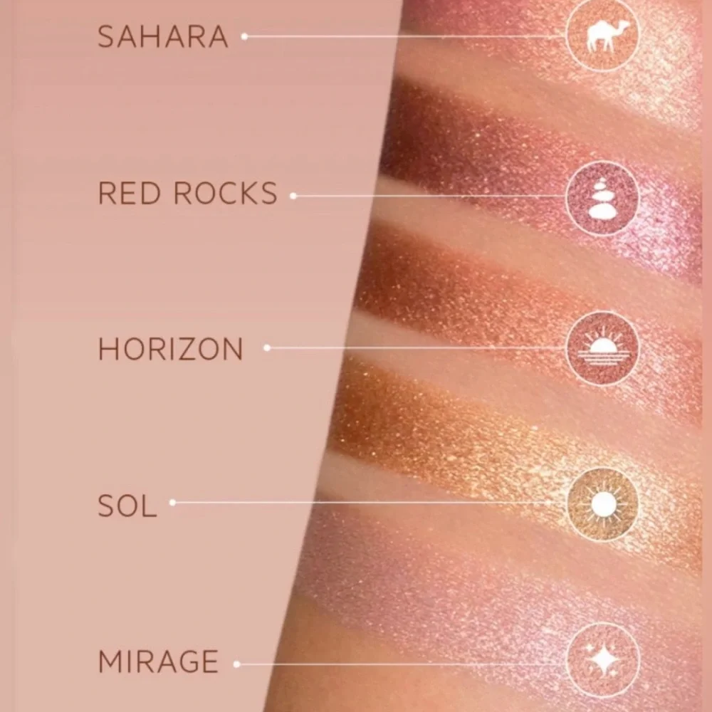 FLOWER BEAUTY By Drew Barrymore Jungle Lights Eyeshadow Palette Desert